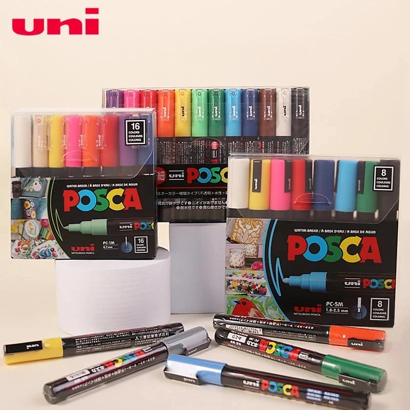 UNI Plumones POSCA Ŀ ø  ׸ ׷Ƽ POP   Ŀ  ÷ Ʈ, PC-1M, 3M, 5M, 8K, 17K